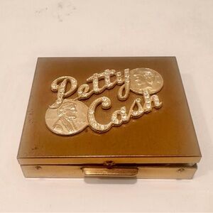 Gold Petty Cash Box